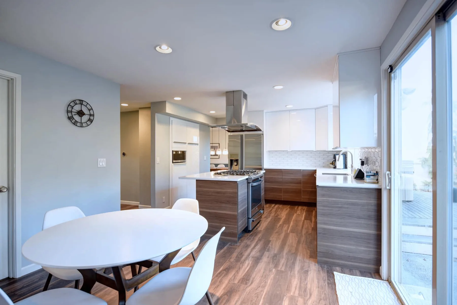 Modern White Kitchen — kitchen remodel by Century Renovations in King County, WA